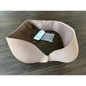 Evelyn Bobbie Bra Womens 38D Everyday Bustier Strapless Padded Skin Tone Brown